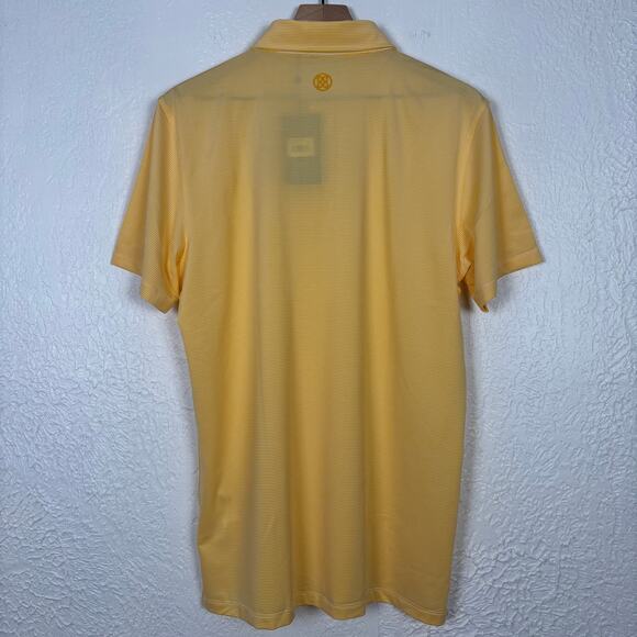 G/Fore Men's Feeder Stripe Tech Jersey Polo Shirt NWT Size Large - Picture 3 of 6